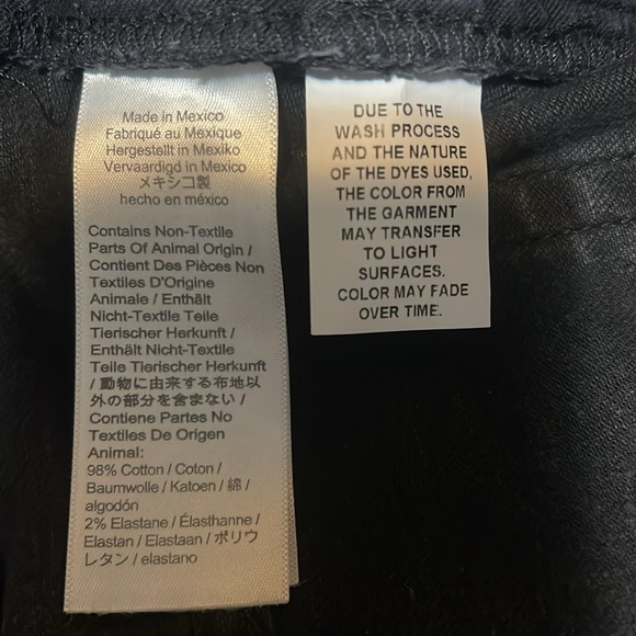 NWT Black Slim Day 2 nite Cotton 5 pocket distressed Jean in Everton Wash 30 - Picture 5 of 5